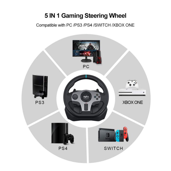 PXN V9 Racing steering Wheel for ps5 ps4 - Image 5
