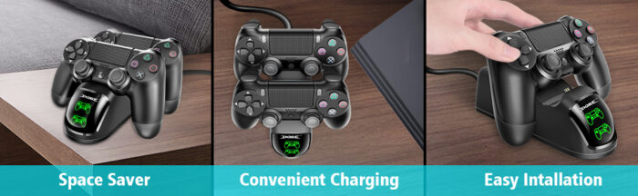 TP4-889 DOBE dual charger for Sony Playstation4 controller - Image 14