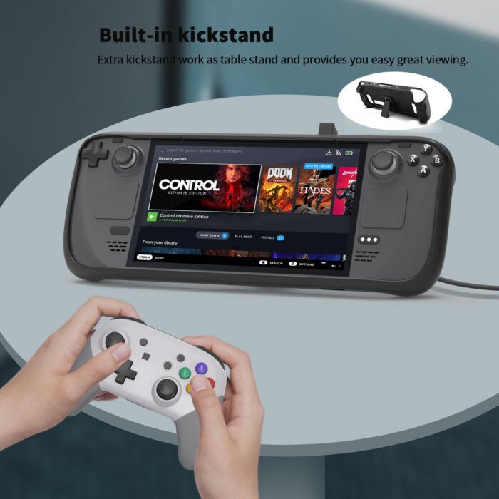TPU case with stand for steam deck console - Image 7