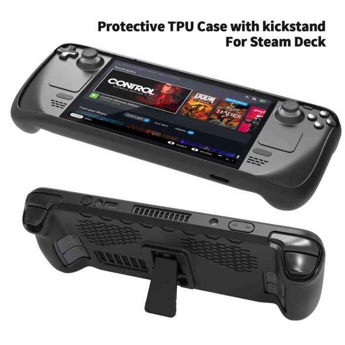 TPU case with stand for steam deck console - Image 8