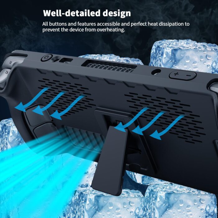 TPU case with stand for steam deck console - Image 9