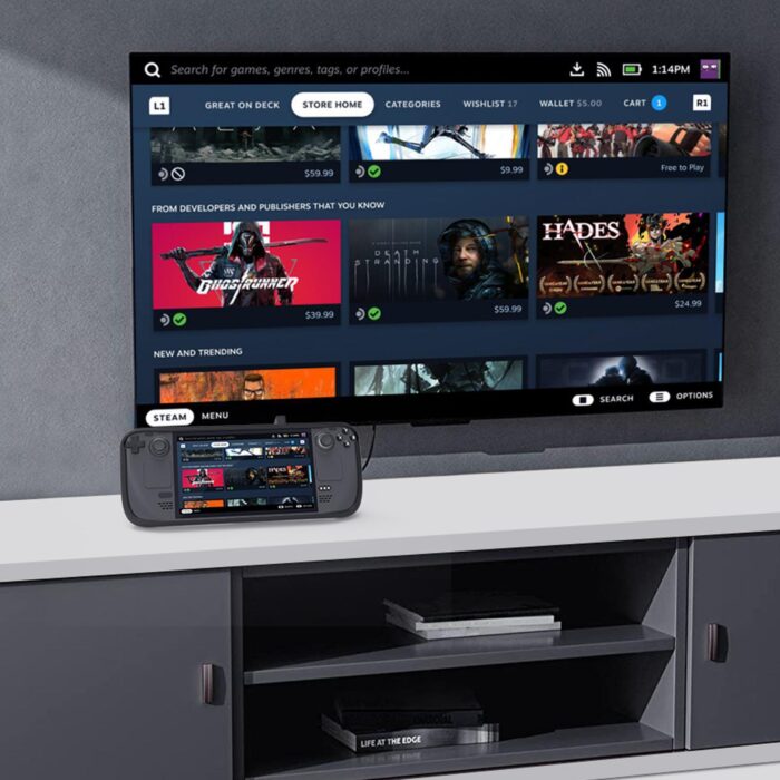 TPU case with stand for steam deck console - Image 10