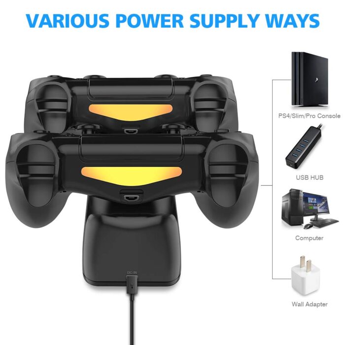 TP4-889 DOBE dual charger for Sony Playstation4 controller - Image 19
