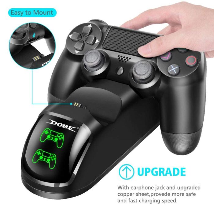 TP4-889 DOBE dual charger for Sony Playstation4 controller - Image 21