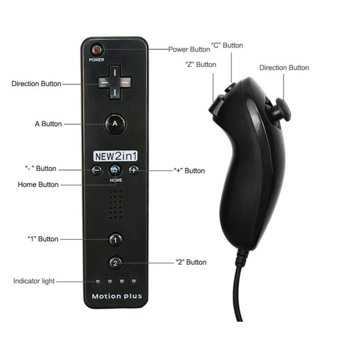 Controller for Wii with Nunchuk motions sensor - Image 5