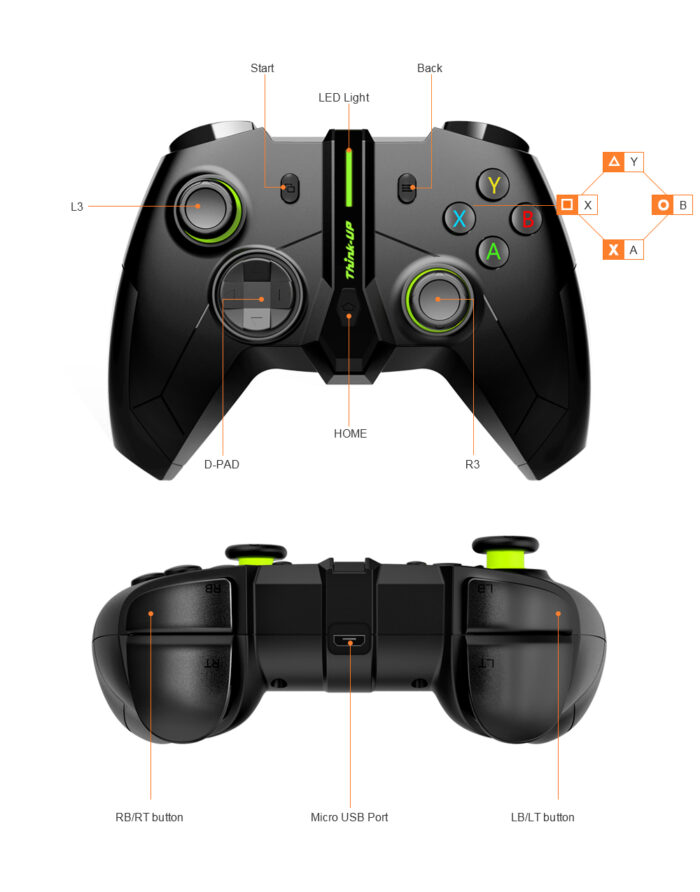 8in1 Joystick for Xbox One Dual Vibration - Image 7