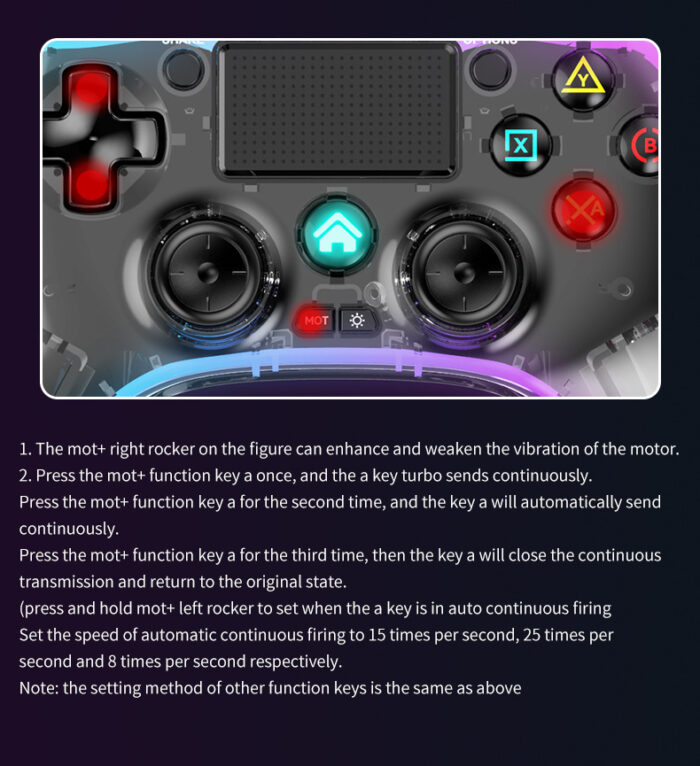 Crystal gamepad for PS4 switch PC - Image 23