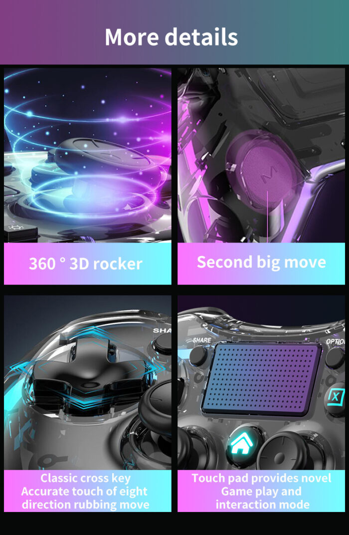 Crystal gamepad for PS4 switch PC - Image 24