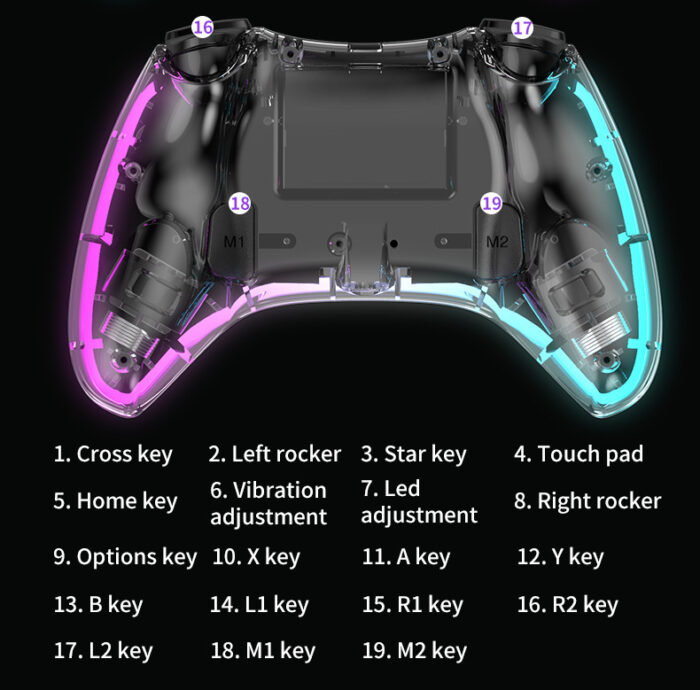 Crystal gamepad for PS4 switch PC - Image 28