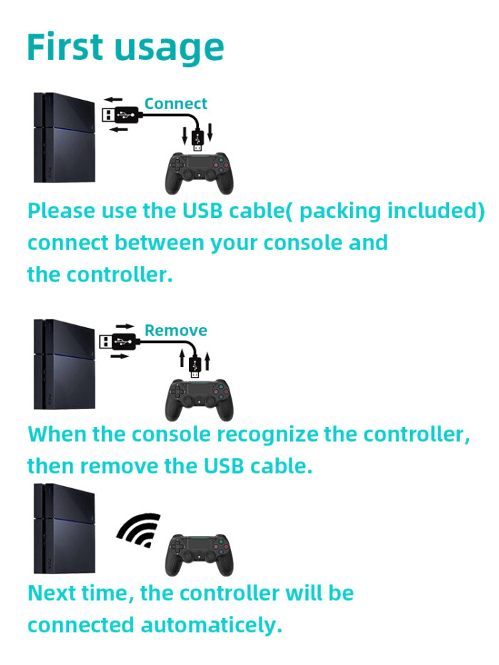P02 Bluetooth joystick for Sony ps4 - Image 12