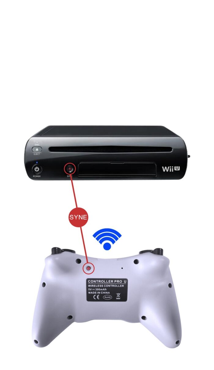 3in1 gamepad for Nintendo Wii U grey - Image 9