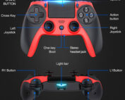 KTK4003 gamepad for PS4 Sony console