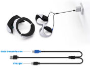 GP-518 2 In 1 Fast Charging Cable For PS VR2/PS5 Controller